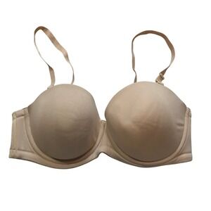 Wacoal Red Carpet Strapless Underwire Bra 38D Sand Nude 854119 Multi-way Support